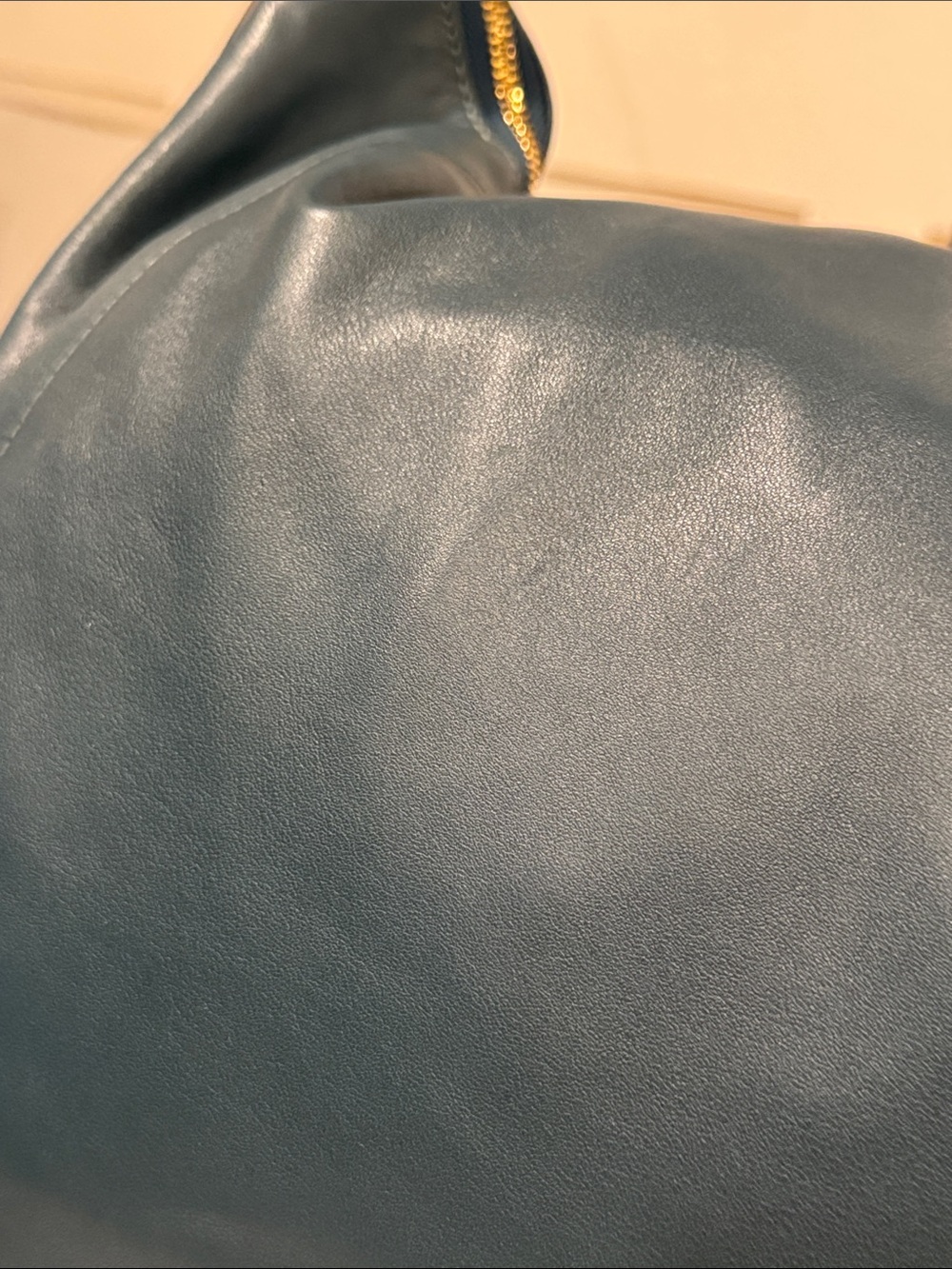 COACH Bag Kristin Large Dark Teal Leather Hobo Satchel - Picture 16 of 17